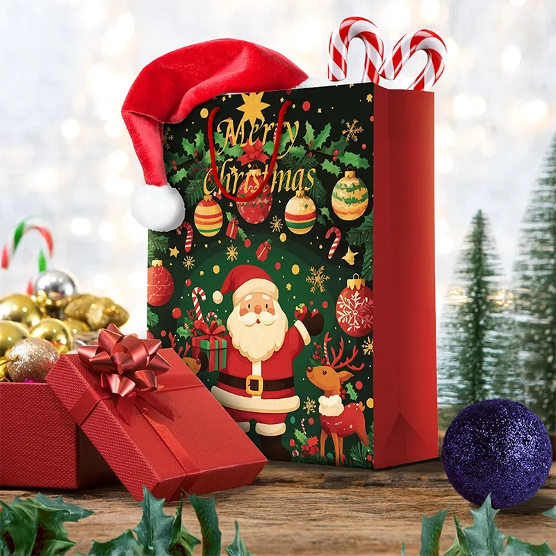 Noel Hediye Ambalaj Çantası