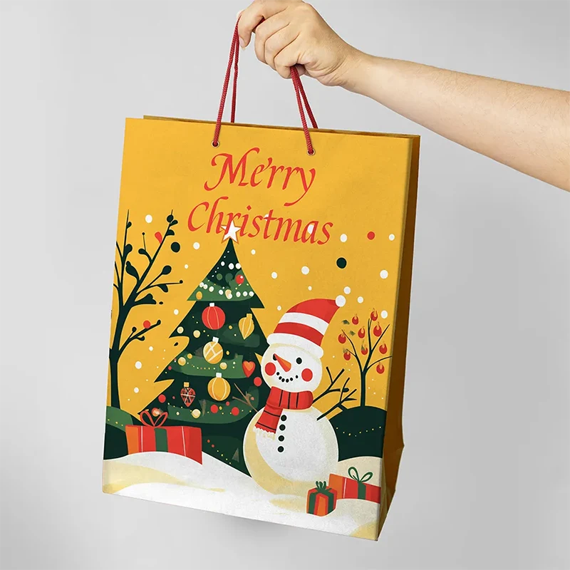 Noel alışveriş çantası